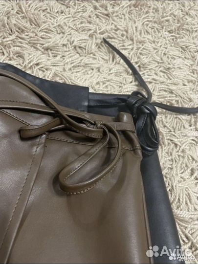 Юбка кожаная 38 40