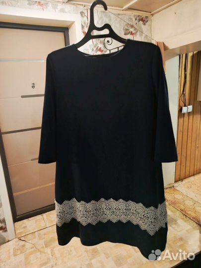 Платье женское теплое 50 52 размер