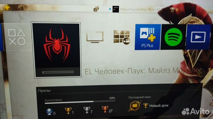 Sony PS4 white + человек паук и другие игры