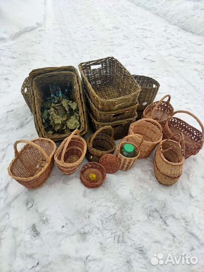Плетеные корзины