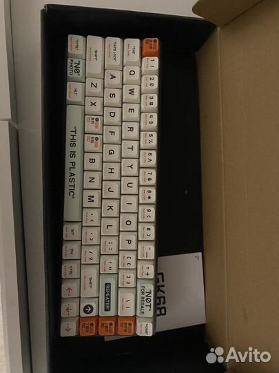 Тестер 68 + Gateron g white Pro и ориги свичи