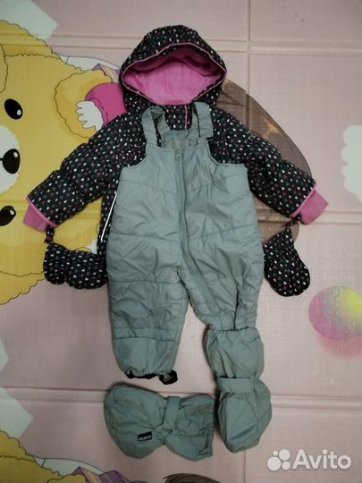 Демисезонный костюм 80 - 86на девочку