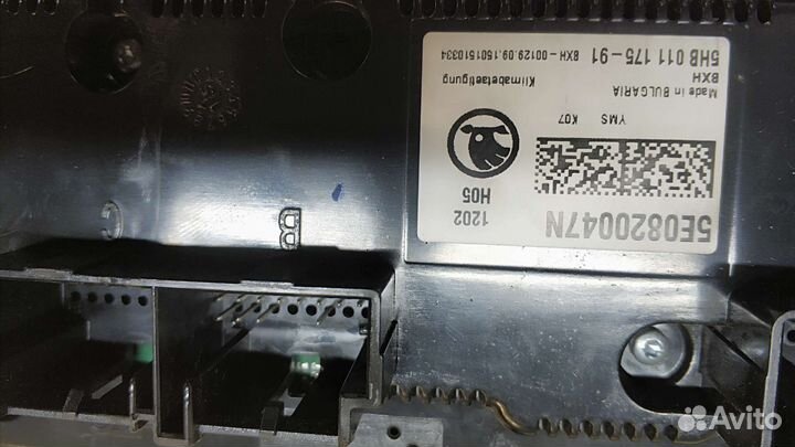 Блок климата skoda octavia a7