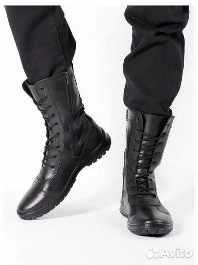 Ботинки высокие на шнуровке Берцы демисезонные41 р