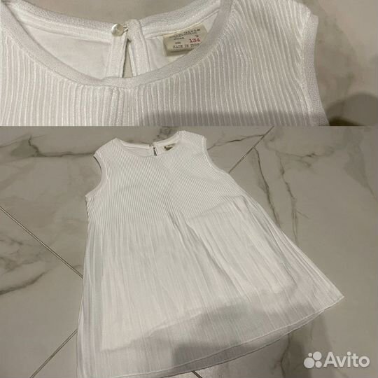 Пакет детских вещей zara для девочки 110-140 рост