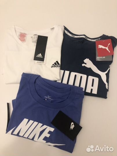 Футболка Nike, Adidas, Puma