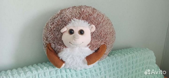 Большая мягкая игрушка подушка Ёжик