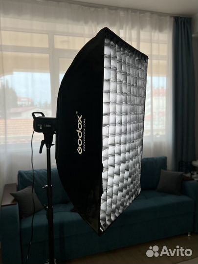 Софтбокс со светом Godox SL100 Аренда/ Прокат