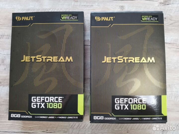 Коробки от видеокарт Palit GTX 1080(цена за обе)