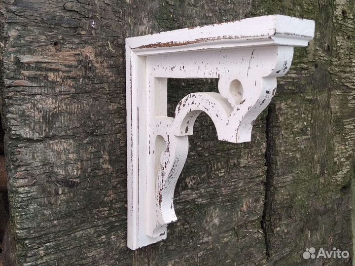 Кронштейн для полок деревянный Кантри