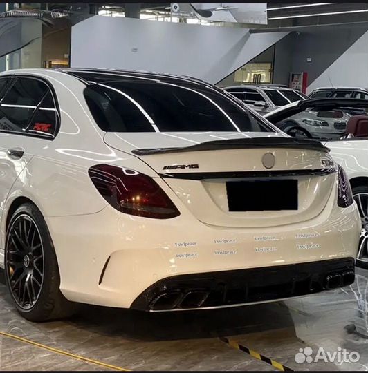 Спойлер на багажник w 205 Мерседес (Mercedes)