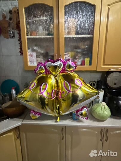 Фольгированные шары Колокольчики