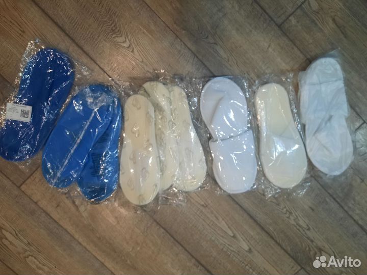 Тапочки одноразовые новые 10 шт