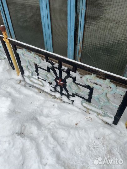 Чугунный забор