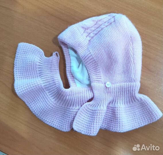 Шапка шлем для девочки