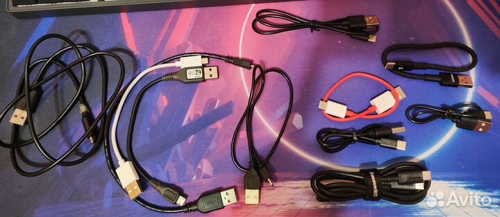 Зарядные кабели USB Type C, Micro USB