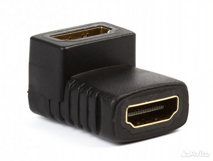 Адаптер Smartbuy hdmi F-F, угловой разъем