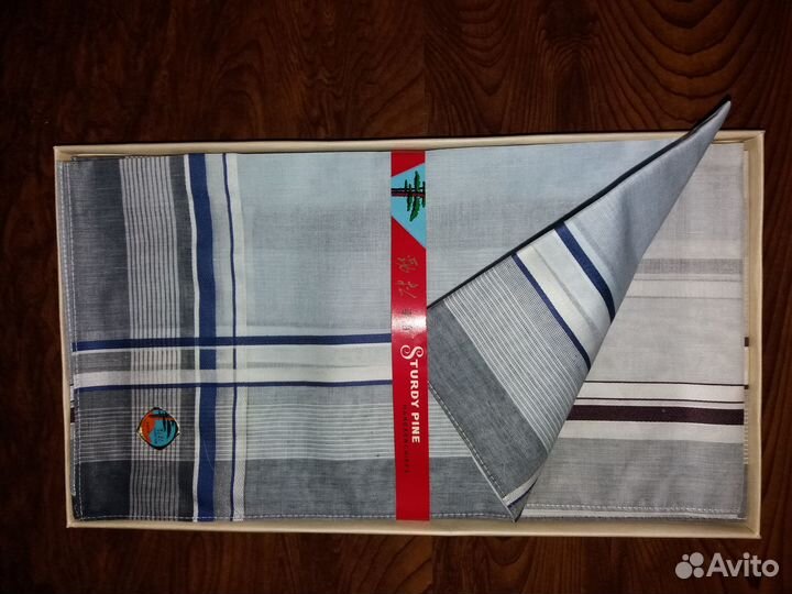 Винтажные носовые мужские платки.70-е гг. Китай