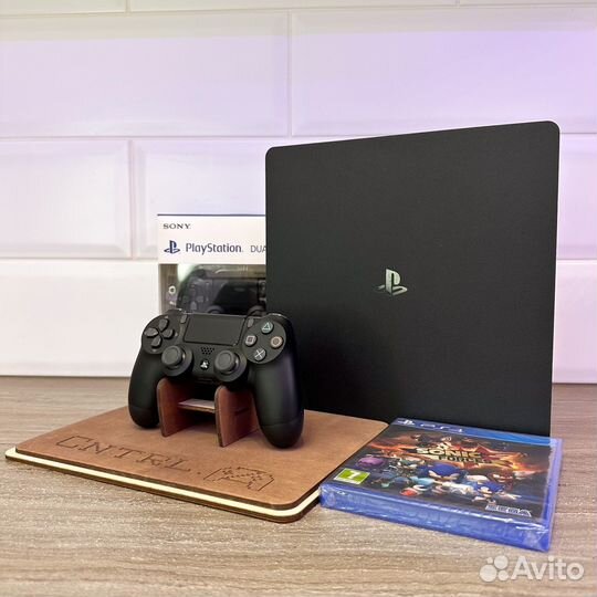 Sony PS4 Slim+ Sonic Forces+2 Джойстика