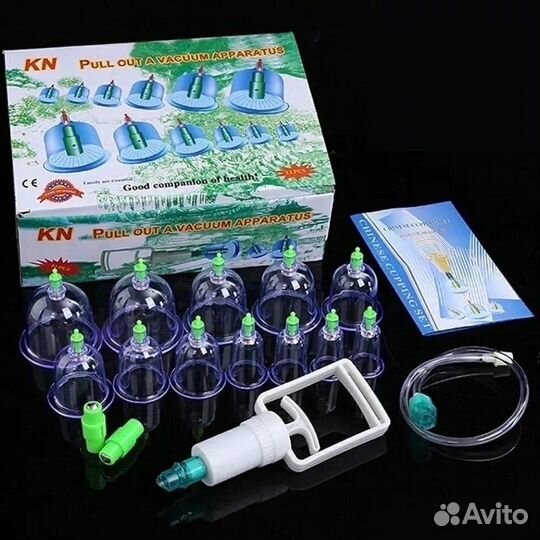 Набор вакуумных массажных банок, хиджама