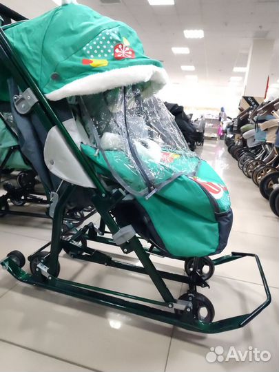 Коляска-санки Ника Детям 7/6 с качанием