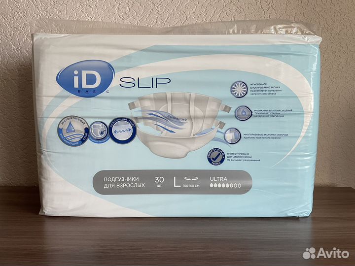 Памперсы для взрослых ID basic slip Размер 3