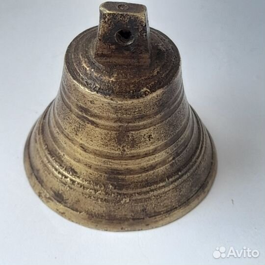Антикварный бронзовый колокольчик