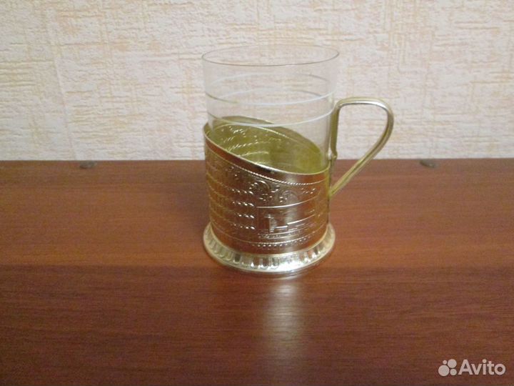 Подстаканник со стаканом СССР