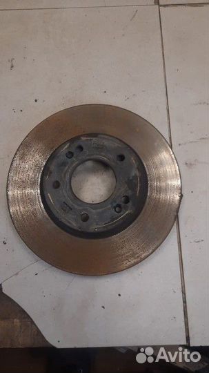 Диск тормозной вентилируемый передний