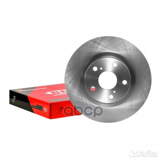 Диск тормозной передний вентилируемый (1шт.) BD