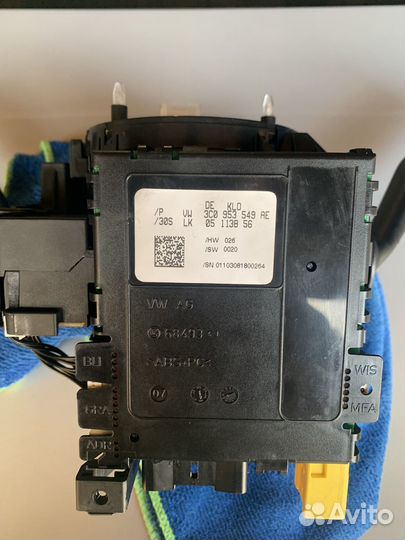 Шлейф подрулевой пассат б6 с переключателями