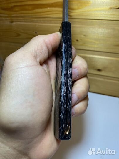 Якутский нож дамасская сталь