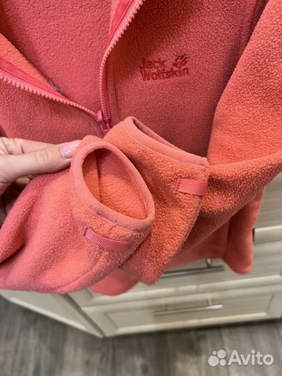 Флисовая кофта jack wolfskin