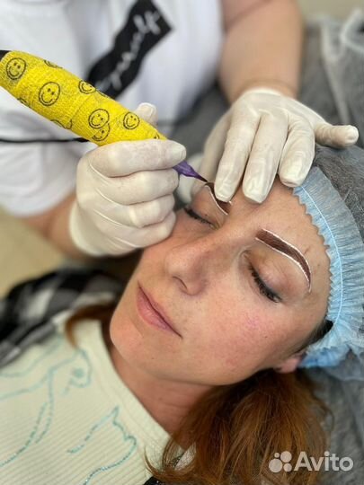 Перманентный макияж бровей губ и век