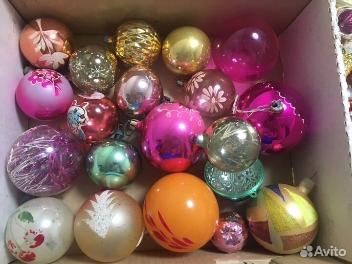 Ёлочные от 50р СССР новогодние игрушки
