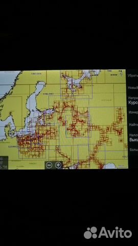 Карты navionics. Регион 52XG, EU652L, 44XG, 43XG