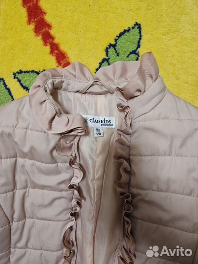 Пальто весеннее детское 128