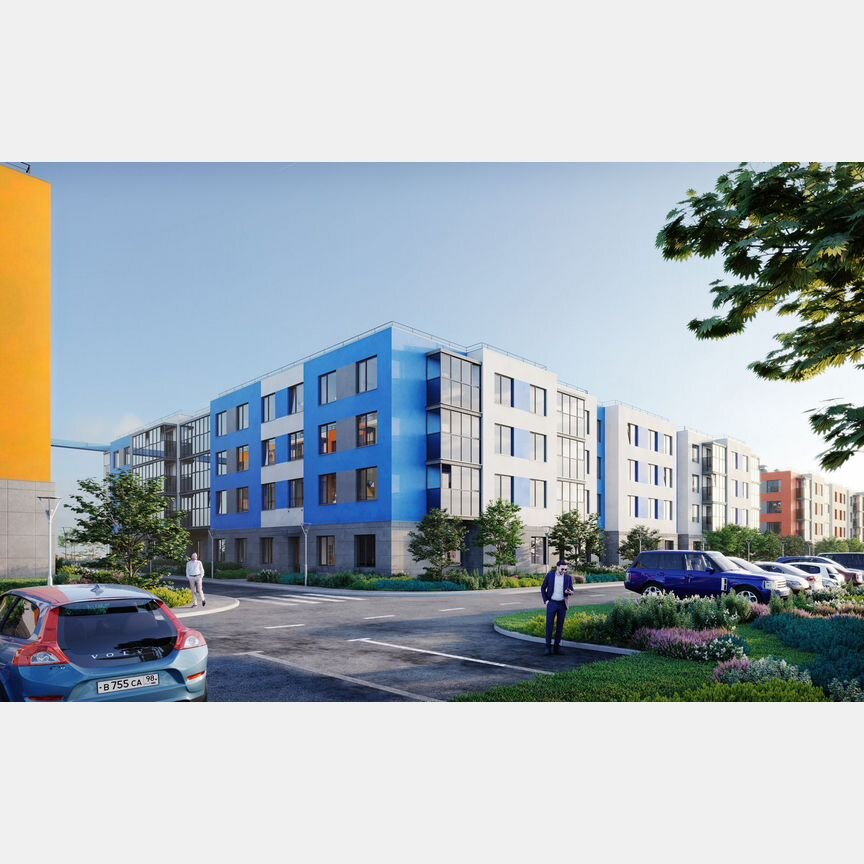1-к. квартира, 42,5 м², 4/4 эт.