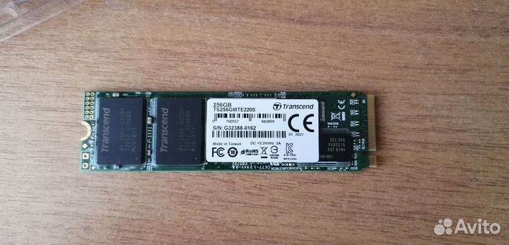 Накопитель SSD M.2 NVMe Transcend TS256gmte220S