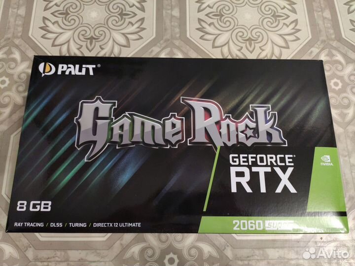 Видеокарта Palit GeForce RTX 2060 super GameRock