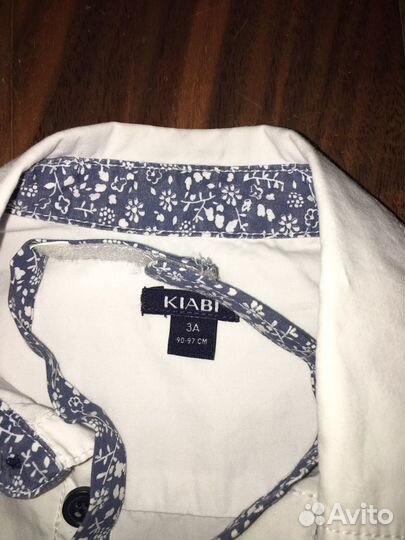 Рубашка белая на 90-97 рост