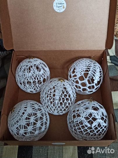 Елочные игрушки ручной работы, новогодний подарок