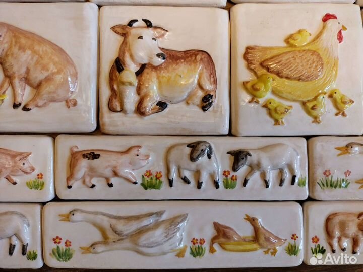 Ферма. Плитка. Декоры и бордюры