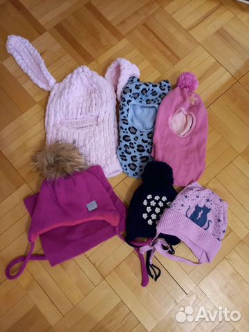Шапки на девочку 50-52