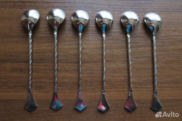 Чайные ложки с витой ручкой СССР