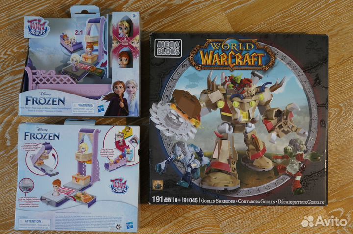 Новые игрушки (лицензионные) разные. Остатки от