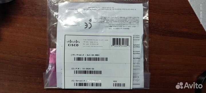 SFP Трансивер (Модуль) Cisco GLC-SX-MMD 10-2626-03