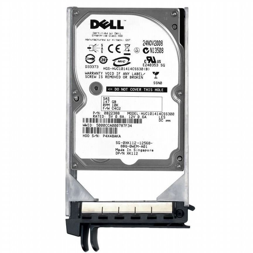 [XK112146GB] Жесткий Диск Dell Sas 2,5" Hdd Xk112146gb