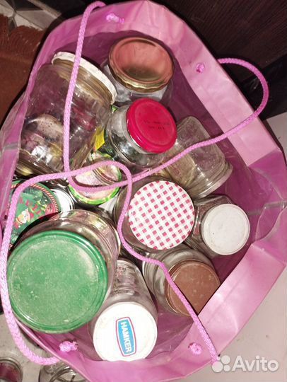 Банки стеклянные с крышкой разные