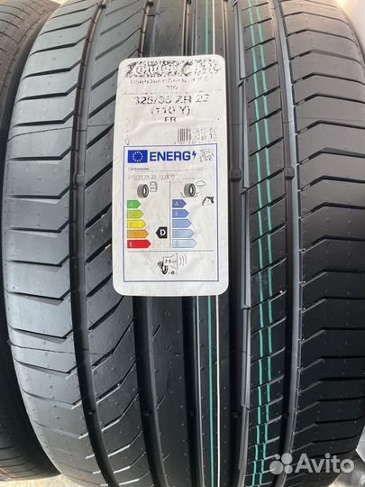 Continental ContiSportContact 5 285/40 R22 и 325/35 R22 106Y
